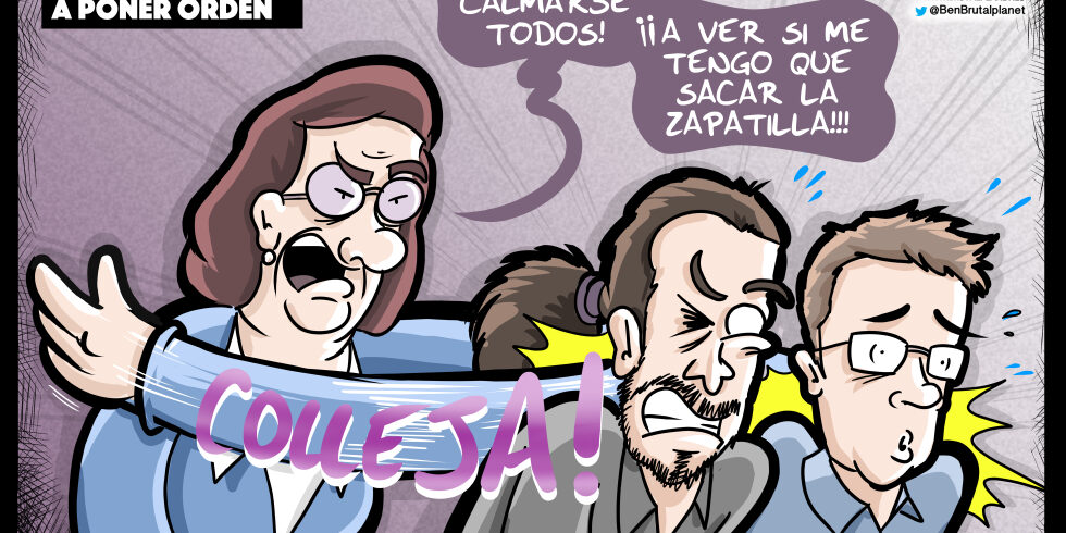 BrutalPlanet – 0198 – La abuela ponioendo orden La "abuela de Podemos" entra a poner orden