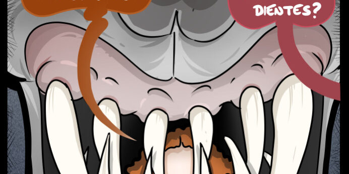 Me quiere... ¿no ves que no aprieta los dientes?