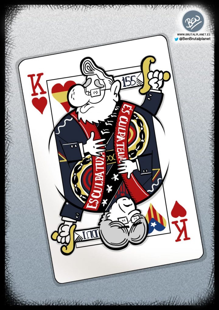 La leyenda de "El Rey Suicida" (más viñetas sobre el Procés en Cataluña)