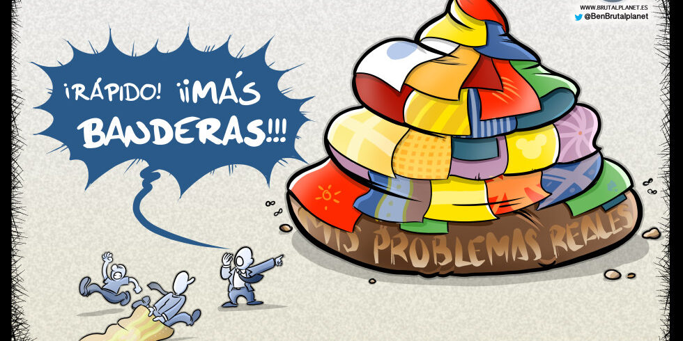 Enterrado en banderas