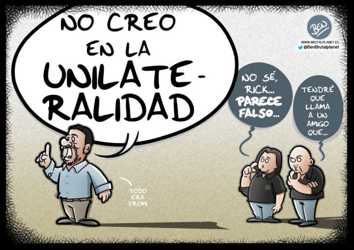 Los Jordis reniegan de la Unilateralidad