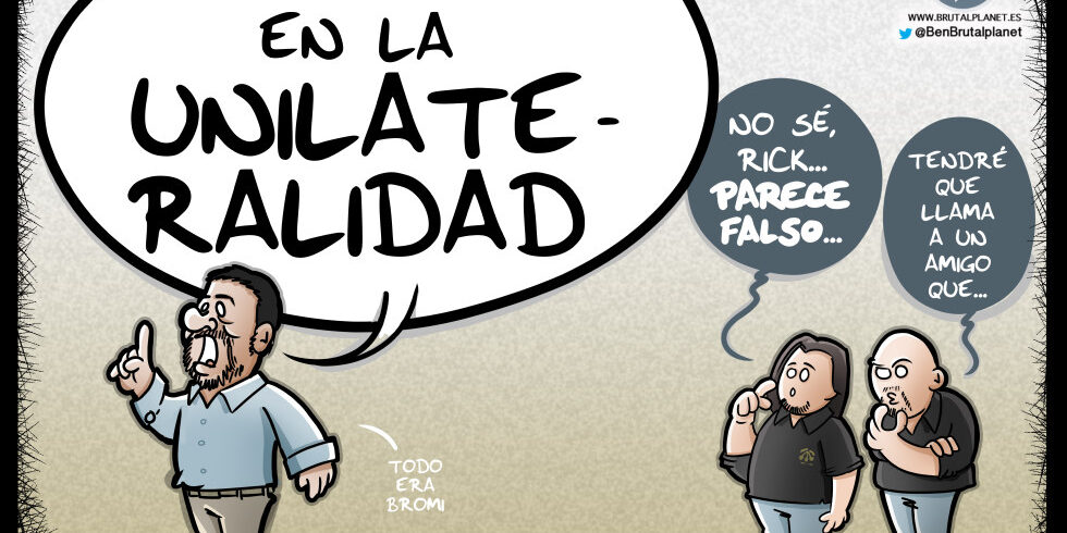 Los Jordis reniegan de la Unilateralidad