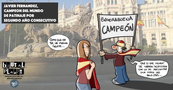 Javier Fernandez, campeón del mundo de patinaje