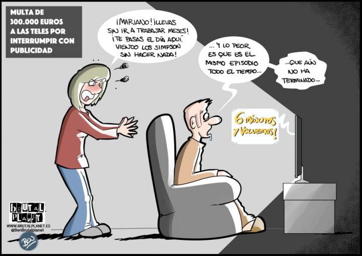 Multa a las teles por interrumpir con Publicidad