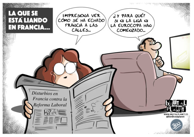 La que se está liando en Francia: movilizaciones contra la reforma laboral
