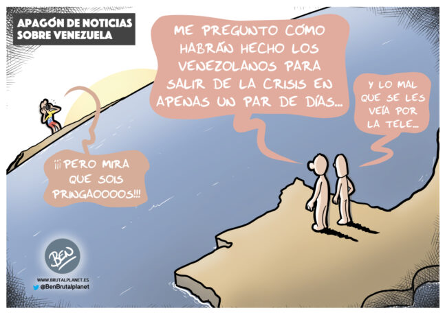 Apagón de noticias sobre Venezuela