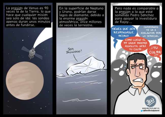 Diferentes grados de presión