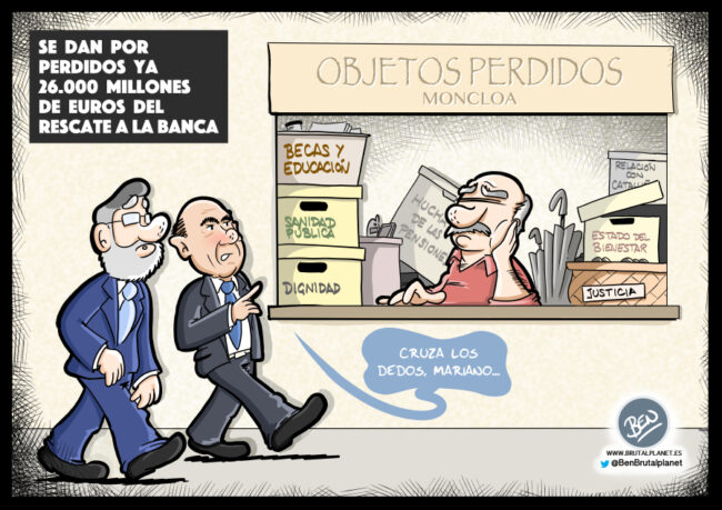 Show me the money, Guindos...