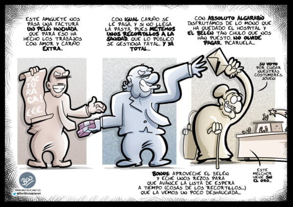 Recortando se armó el Belén