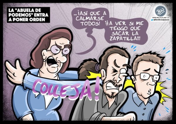 La "abuela de Podemos" entra a poner orden