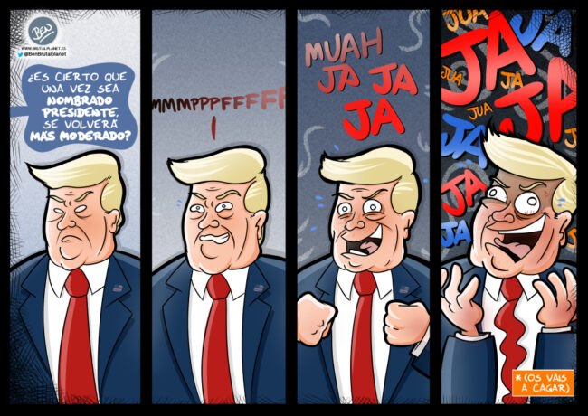 Con Trump no hacen falta palabras