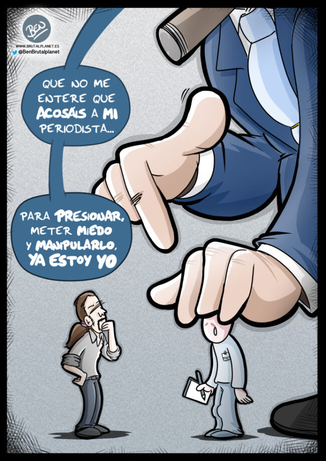 BrutalPlanet – 0235 – Podemos presionando a Periodistas Periodistas presionados