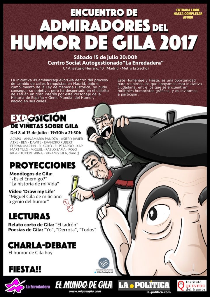 cartel del Encuentro de admiradores del Humor de Gila