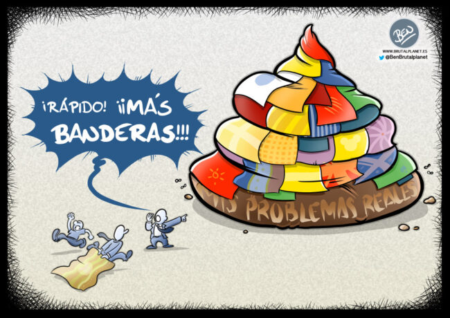Enterrado en banderas