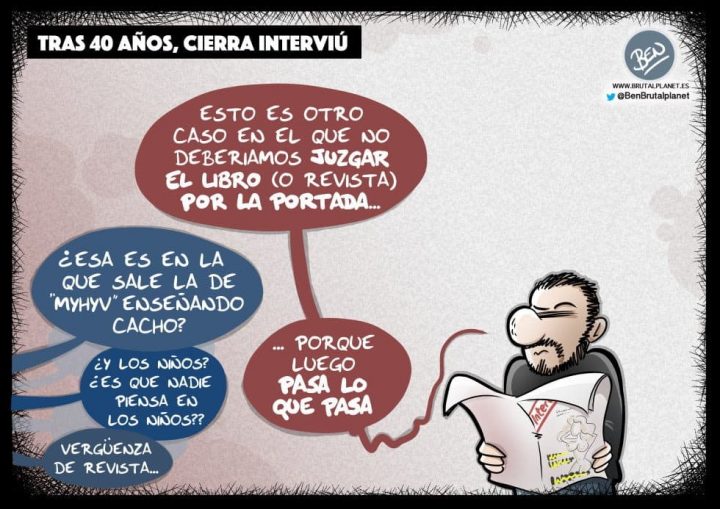 Grupo Zeta cierra #Tiempo e #Interviú (a la que echaré mucho de menos). Un abrazo y todo el apoyo a los profesionales de ambas publicaciones.