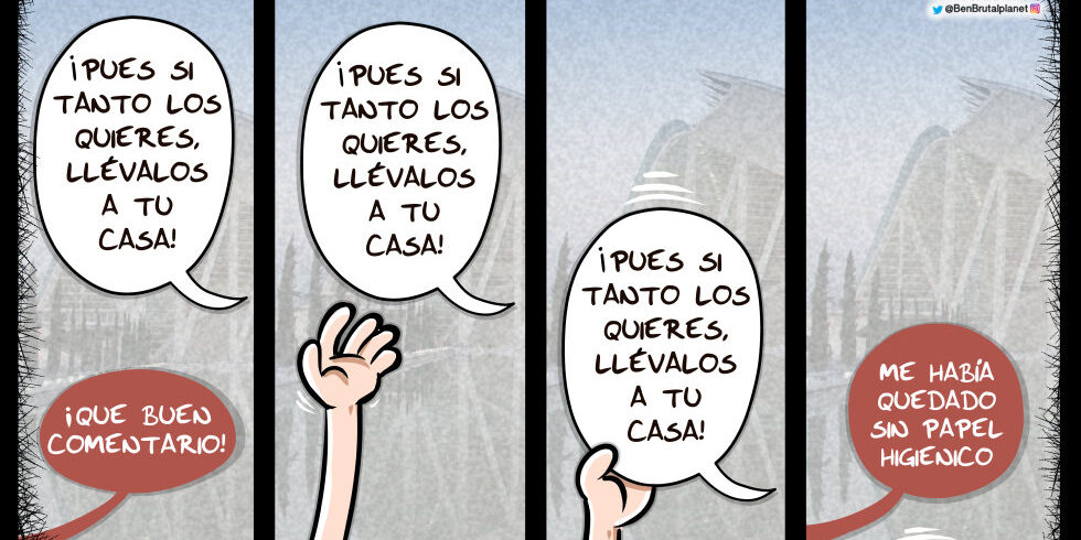 Refugiados - Viñeta sobre el Aquarius