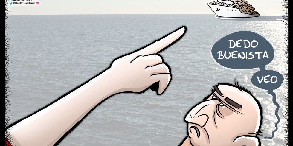 BrutalPlanet – 0412 – Buenismos Buenismos - viñeta sobre los migrantes del barco Aquarius