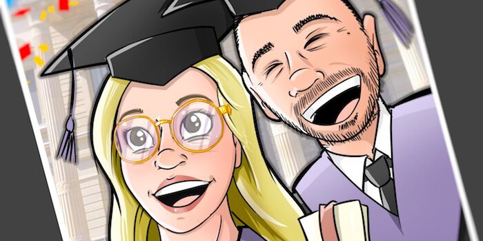 Caricatura Personalizada - Regalo de fin de carrera - 3