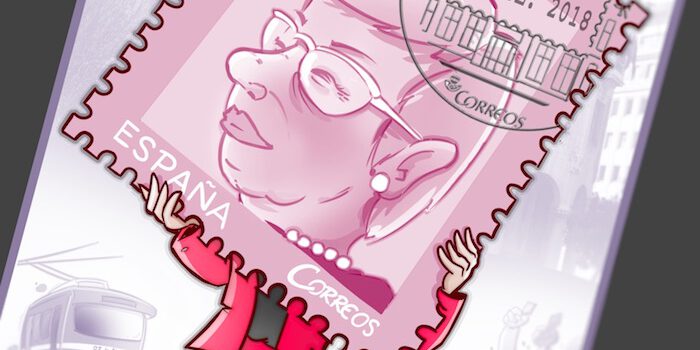 Caricatura Personalizada – Sello 4 Caricatura Personalizada - Un Sello para la "Dama de los sellos"