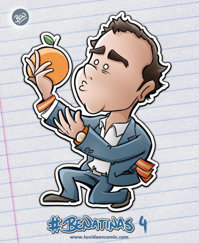 2018_07_0004 – Benatina Albert Rivera Benatina Caricatura Albert Rivera