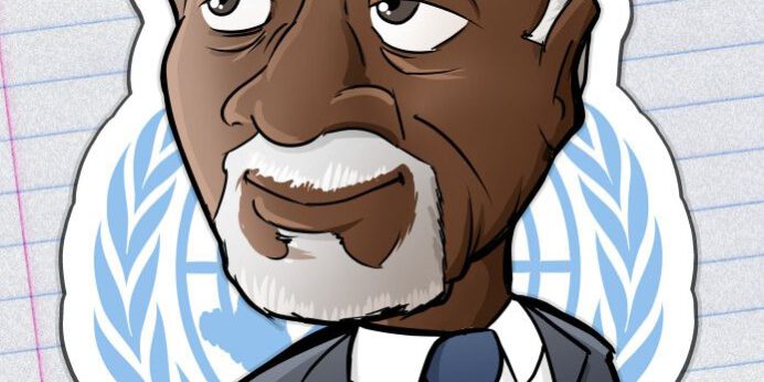 Caricatura - Kofi Annan - BENatinas - TuVidaEnComic.com