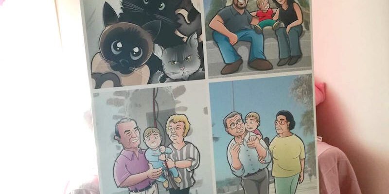 Caricatura Personalizada – Migue Vitoriano – Gatos y familia – tuvidaencomic.com Caricatura Personalizada - Migue Vitoriano - Gatos y familia - tuvidaencomic.com