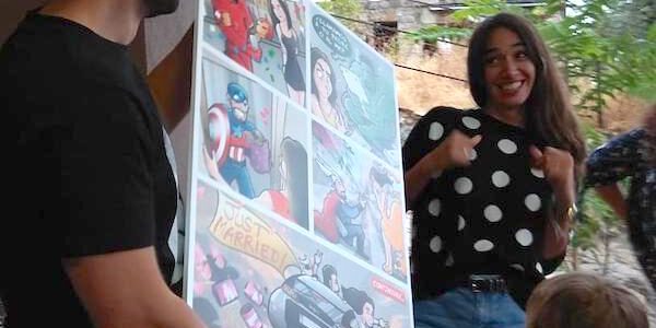 Cómic Personalizado – Una historia de Amor y Superhéroes – tuvidaencomic.com – reacciones 2 Cómic Personalizado - Una historia de Amor y Superhéroes - tuvidaencomic.com - reacciones 2