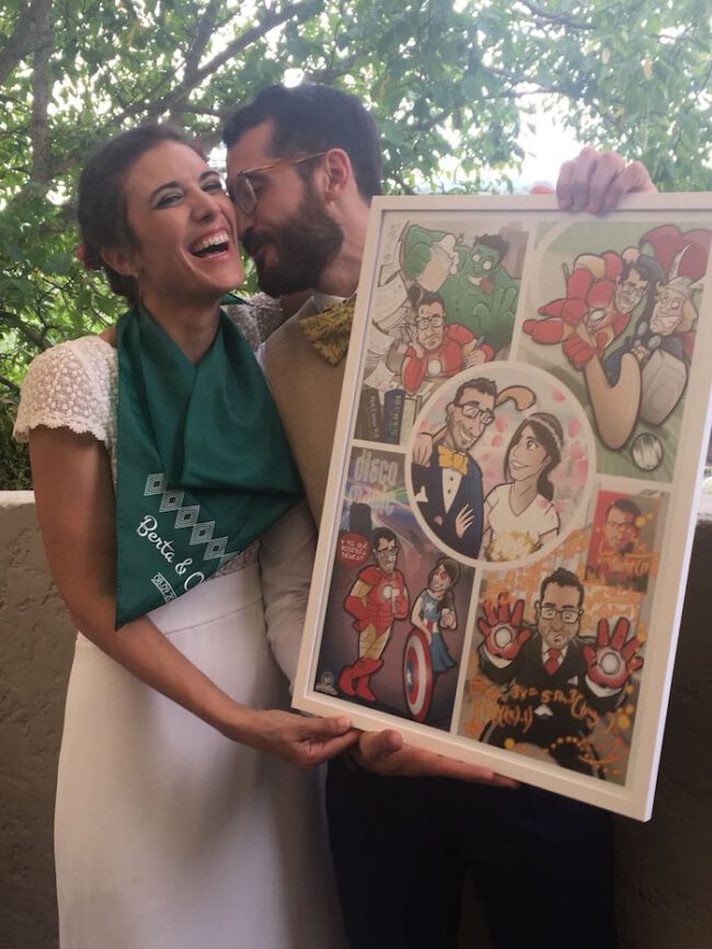 Cómic personalizado - Una historia de amor con superhéroes - tuvidaencomiccom - Tu Vida En Cómic - Resultado final