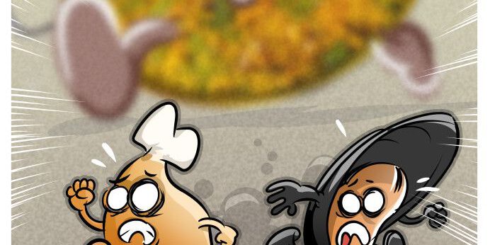 #WorldPaellaDay - tuvidaencomic.com - brutalplanet - BEN