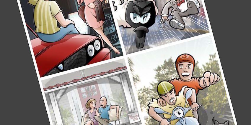 Ilustración - Caricatura Personalizada - Momentos de pareja - tuvidaencomic.com - Completo