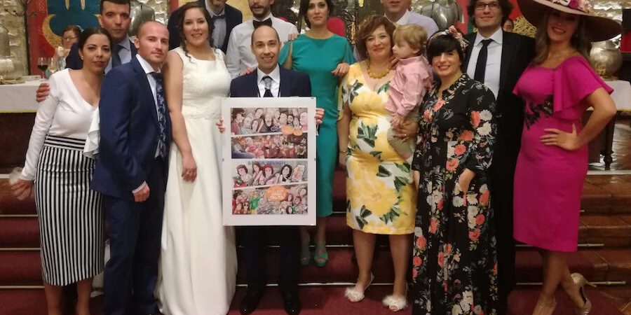 Ilustración - Cómic Personalizado - Caricaturas Personalizadas - Regalo de boda - Tus amigos se casan y tú sin un duro