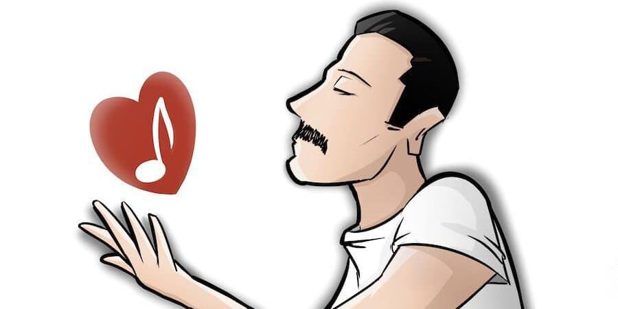 Ilustración homenaje a Freddie Mercury