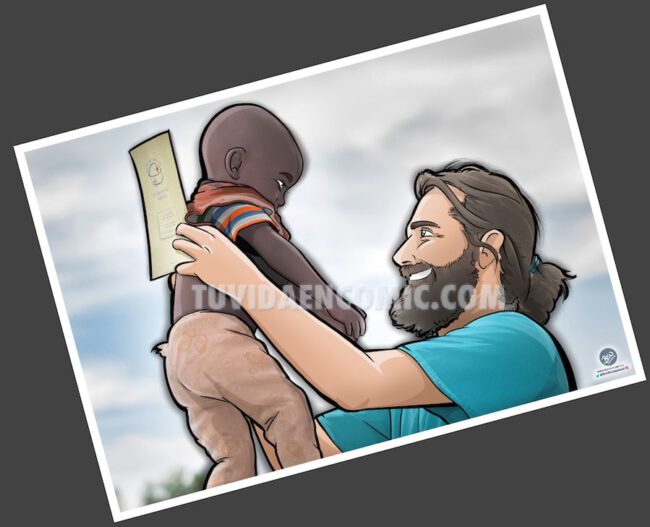Caricatura Ilustración Personalizada – regalo para el médico de Etiopía 3 Caricatura Ilustración Personalizada - regalo para el médico de Etiopía 3