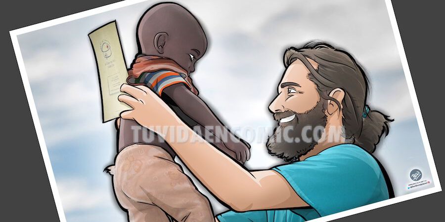 Caricatura Ilustración Personalizada - regalo para el médico de Etiopía 3
