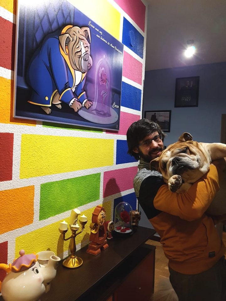 Ilustración Infantil - Bestia y la Rosa encerrada - tuvidaencomic.com - Corso BEN