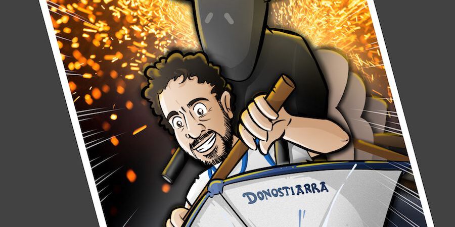 Caricatura Personalizada - Toros y traineras - Ilustración personalizada - tuvidaencomic.com - BEN - 4