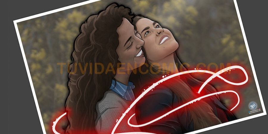 Foto Ilustración Personalizada - El Hilo Rojo - tuvidaencomic.com - BEN 4