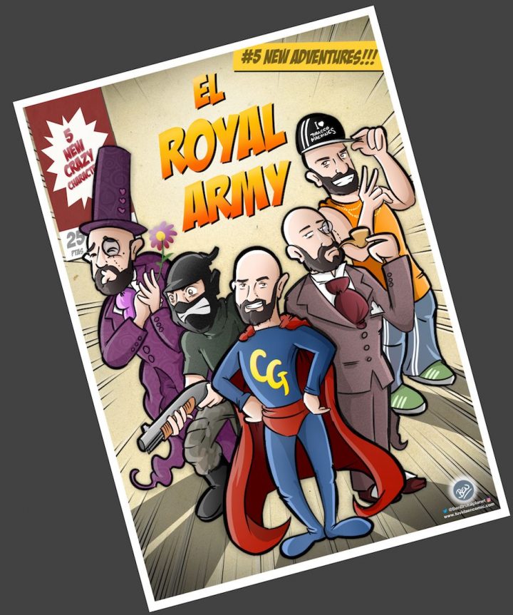 Ilustración Personalizada - Portada de cómic - personalidades - caricatura personalizada - tuvidaencomic.com - BEN - 4