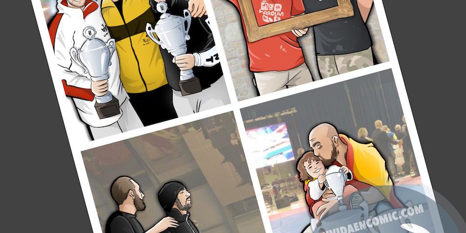 Ilustración personalizada - Inmortalizando momentos épicos - Caricatura Personalizada - tuvidaencomic.com - BEN