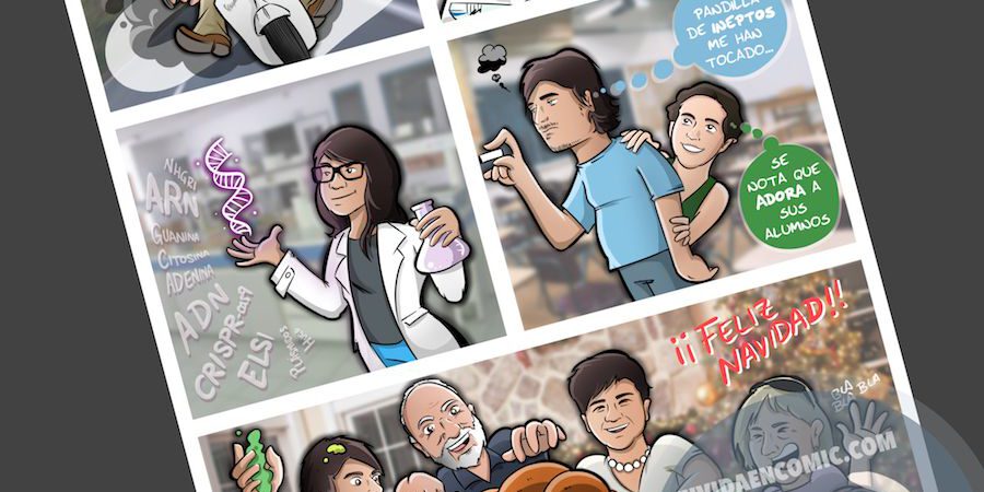 Cómic personalizado - Preparando la Cena de Navidad - Caricatura personalizada - tuvidaencomic.com - BEN - 4