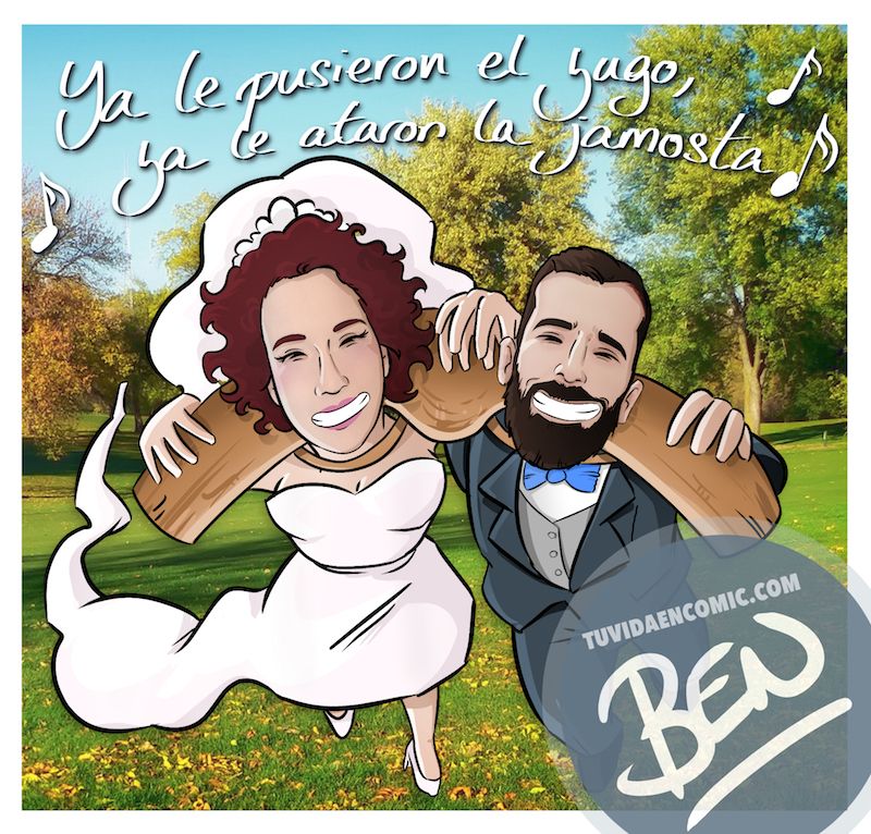 Cómic personalizado - La verdadera historia de Pa&Ces - Regalo de boda original - www.tuvidaencomic.com - BEN - Regalo de boda original - 4