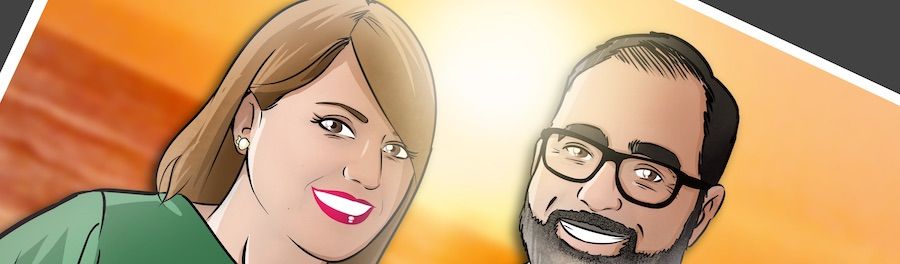 Ilustración personalizada - Caricatura familiar - www.tuvidaencomic.com - BEN - Regalo familiar - Regalo original - 0