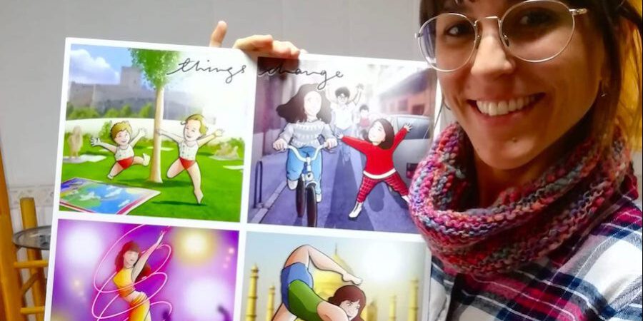 Composición de Ilustraciones - "Things Change" - Regalo personalizado familiar - www.tuvidaencomic.com - Tu Vida en Cómic - Regalo Personalizado - BEN - Caricatura personalizada - TESTMONIO