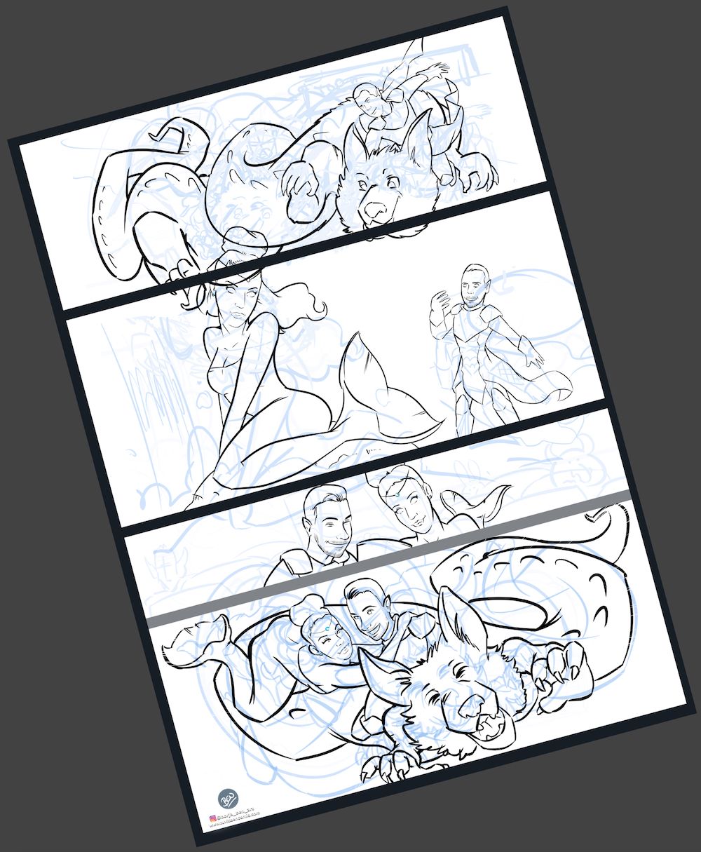 Cómic personalizado - Una boda de cuento - www.tuvidaencomic.com - Tu Vida en Cómic - Caricatura personalizada - BEN - 2