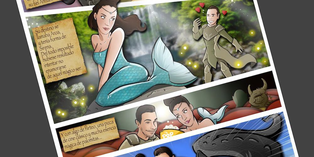 Cómic personalizado - Una boda de cuento - www.tuvidaencomic.com - Tu Vida en Cómic - Caricatura personalizada - BEN - 4
