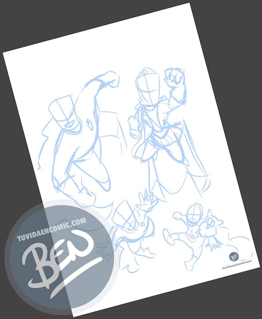 Ilustración - Regalo del día del Padre personalizado - Portada de cómic - www.tuvidaencomic.com - Regalos personalizados - Tu Vida en Cómic - BEN - 0