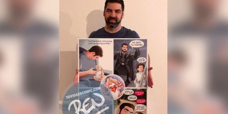 Regalo del día del Padre personalizado - Momentos de Padre e hija - Composición de ilustraciones - Tu Vida en Cómic - www.tuvidaencomic.com - BEN - Cómic Personalizado - TESTIMONIO 1