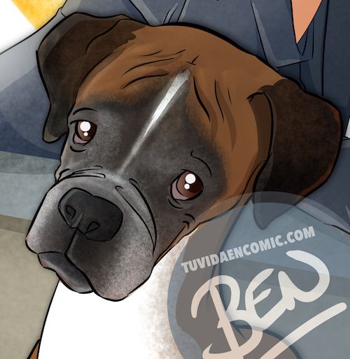 Regalo de cumpleaños personalizado - Caricatura Familiar - www.tuvidaencomic.com - Tu Vida en Cómic - Caricaturas Personalizadas - BEN - Regalo de cumpleaños original - 5