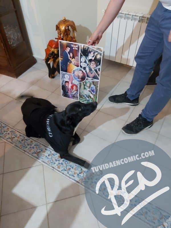 Regalo de cumpleaños personalizado - Por eso somos Pareja - Composición de ilustraciones - www.tuvidaencomic.com - Tu Vida en Cómic - Caricaturas Personalizadas - BEN - Regalos originales - TESTIMONIO 1