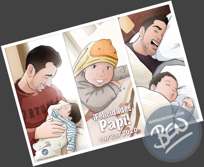 Día del padre Archivos - Tu Vida en Cómic: Ilustración - Caricaturas  Personalizadas - Cómics Personalizados - Diseño gráfico - por BEN
